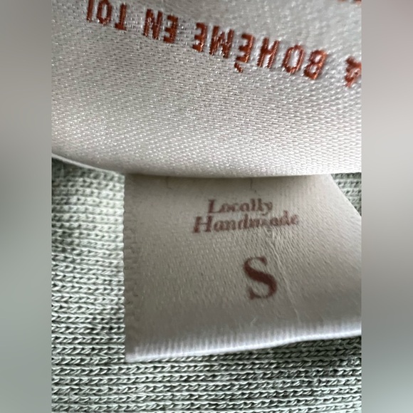 Organic Cotton French Terry Crop Sweater - Picture 8 of 9